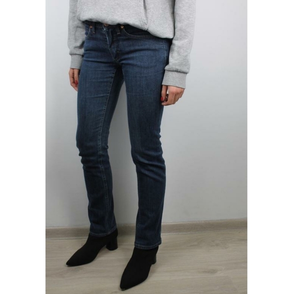 Acne | Jeans | Acne Jeans Hep Raw Straight Leg Medium Wash Size 3 | Poshmark